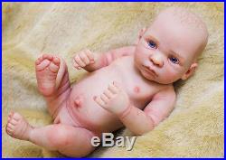 26cm/10 Full Silicone Vinyl body Newbron life like Reborn Baby Girl Doll