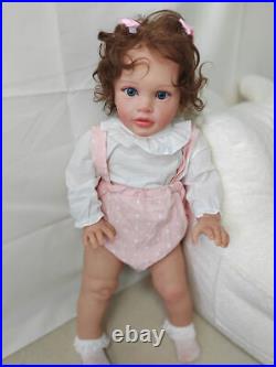 26in Finished Lifelike Reborn Baby Doll Toddler Huge Dolls Pippa 3D Skin Girl