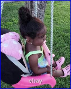 26inch Completed Reborn Baby Doll Rooted Hair African Toddler Girl Kids Toy Gift