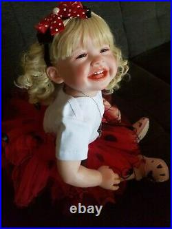 27' Reborn Baby Toddler Girl Doll Real Lifelike Soft Silicone Newborn Dolls Gift