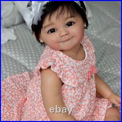 28 Handmade Painted Reborn Baby Doll Toddler Girl Short Hair Finished Doll Gift 28 Handmade Painted Reborn Baby Doll Toddler Girl Short Hair Finished Doll Gift