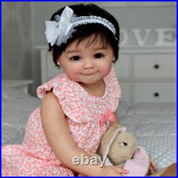 28 Handmade Painted Reborn Baby Doll Toddler Girl Short Hair Finished Doll Gift 28 Handmade Painted Reborn Baby Doll Toddler Girl Short Hair Finished Doll Gift