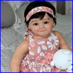 28 Handmade Painted Reborn Baby Doll Toddler Girl Short Hair Finished Doll Gift 28 Handmade Painted Reborn Baby Doll Toddler Girl Short Hair Finished Doll Gift