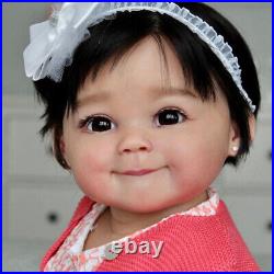 28 Handmade Painted Reborn Baby Doll Toddler Girl Short Hair Finished Doll Gift 28 Handmade Painted Reborn Baby Doll Toddler Girl Short Hair Finished Doll Gift