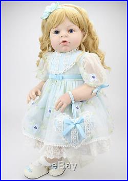 28'' Handmade Reborn Lifelike Baby Doll Newborn Realistic Cute Girl Wedding Gift