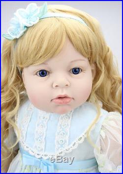 28'' Handmade Reborn Lifelike Baby Doll Newborn Realistic Cute Girl Wedding Gift
