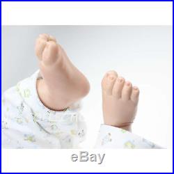 28'' Handmade Reborn Toddler Boy Doll Lifelike Alive Vinyl Baby Dolls Blond Hair