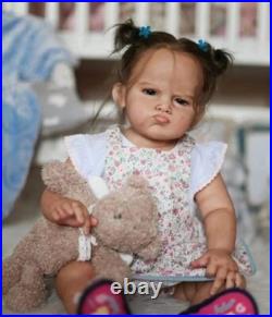 28'' Huge Toddler Reborn Baby Doll Realistic Girl GraceHalf Body Met Connetors 28'' Huge Toddler Reborn Baby Doll Realistic Girl GraceHalf Body Met Connetors