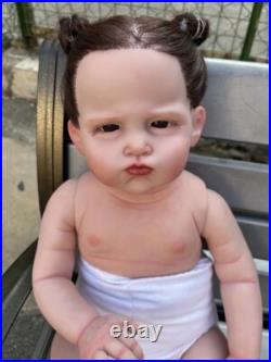28'' Huge Toddler Reborn Baby Doll Realistic Girl GraceHalf Body Met Connetors 28'' Huge Toddler Reborn Baby Doll Realistic Girl GraceHalf Body Met Connetors