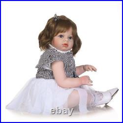 28 Reborn Baby Girl Doll Toddlersoft Silicone Vinyl Lifelike Handmade Toy Gift