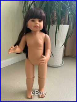 28 Reborn Big Girl Toddler Doll Realistic Full Vinyl Baby Dolls Standing Naked