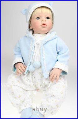 28'' Reborn Boy Baby Toddler Doll Lifelike Soft Silicone Vinyl Newborn Baby Toys