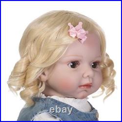 28 Silicone Vinyl Toddler Reborn Baby Girl Dolls Lifelike Soft Toys Doll Gift