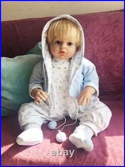 28 Toddler Reborn Baby Boy Doll Toys Newborn Soft Vinyl Silicone Birthday Gift