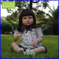 28'' Toddler reborn Baby Girl Doll Silicone Vinyl Reborn Lifelike Newborn toys