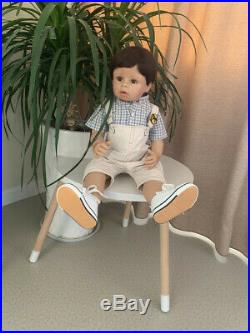 28 Washable Toddler Boy Doll Child Model BJD Reborn Baby Dolls Vinyl can Stand