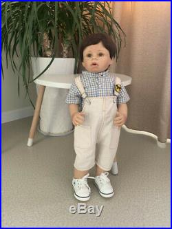 28 Washable Toddler Boy Doll Child Model BJD Reborn Baby Dolls Vinyl can Stand