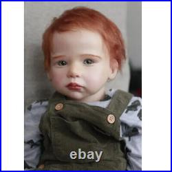 28in Lifelike Painted Reborn Baby Doll Finished Toddler Baby Boy Cloth Body Toys 28in Lifelike Painted Reborn Baby Doll Finished Toddler Baby Boy Cloth Body Toys