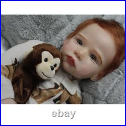 28in Lifelike Painted Reborn Baby Doll Finished Toddler Baby Boy Cloth Body Toys 28in Lifelike Painted Reborn Baby Doll Finished Toddler Baby Boy Cloth Body Toys