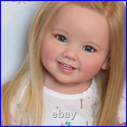 28in Lovely Toddler Girl Assembled Reborn Baby Doll Cammi Hand-Rooted Hair Gift 28in Lovely Toddler Girl Assembled Reborn Baby Doll Cammi Hand-Rooted Hair Gift