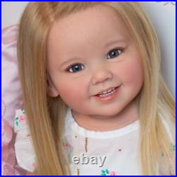 28in Lovely Toddler Girl Assembled Reborn Baby Doll Cammi Hand-Rooted Hair Gift 28in Lovely Toddler Girl Assembled Reborn Baby Doll Cammi Hand-Rooted Hair Gift