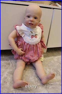 28in Real Looking Reborn Soft Vinyl Baby Dolls Toddler Collect Gift Without Hair 28in Real Looking Reborn Soft Vinyl Baby Dolls Toddler Collect Gift Without Hair