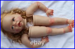 29in Tippi Already Painted Kit Reborn Baby Doll Hand-Rooted Hair Unassembled Kit