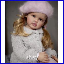 30'' Finished Reborn Baby Doll Lifelike Hand-rooted Hair Toddler Girl Handmade 30'' Finished Reborn Baby Doll Lifelike Hand-rooted Hair Toddler Girl Handmade