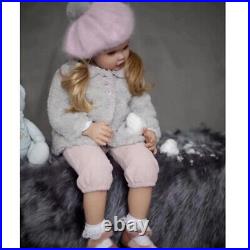 30'' Finished Reborn Baby Doll Lifelike Hand-rooted Hair Toddler Girl Handmade 30'' Finished Reborn Baby Doll Lifelike Hand-rooted Hair Toddler Girl Handmade