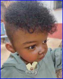 30 Reborn Baby Boy Doll Rooted Hair Painted Toy Gift Lifelike Rebornlove Todder