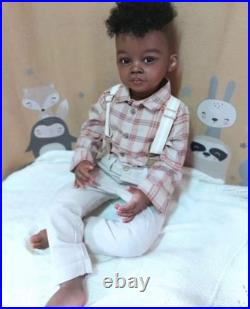 30 Reborn Baby Boy Doll Rooted Hair Painted Toy Gift Lifelike Rebornlove Todder