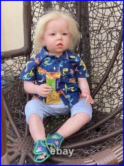 30 Reborn Baby Doll Soft Body Toddler Newborn Doll 2800grams Handmade