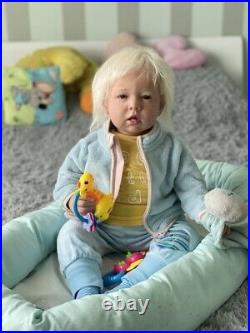 30 Reborn Baby Doll Soft Body Toddler Newborn Doll 2800grams Handmade