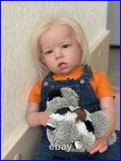 30 Reborn Baby Doll Soft Body Toddler Newborn Doll 2800grams Handmade
