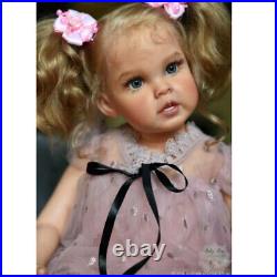 30'' Reborn Doll Toddler Finished Girl Cloth Body Doll Rooted Hair Handmade Gift 30'' Reborn Doll Toddler Finished Girl Cloth Body Doll Rooted Hair Handmade Gift