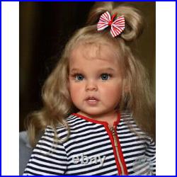 30'' Reborn Doll Toddler Finished Girl Cloth Body Doll Rooted Hair Handmade Gift 30'' Reborn Doll Toddler Finished Girl Cloth Body Doll Rooted Hair Handmade Gift