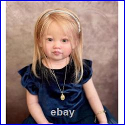 30in Artist Finished Huge Reborn Baby Doll Toddler Girl Doll Hand-Rooted Hair 30in Artist Finished Huge Reborn Baby Doll Toddler Girl Doll Hand-Rooted Hair