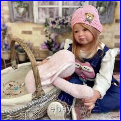 30in Artist Finished Huge Reborn Baby Doll Toddler Girl Doll Hand-Rooted Hair 30in Artist Finished Huge Reborn Baby Doll Toddler Girl Doll Hand-Rooted Hair