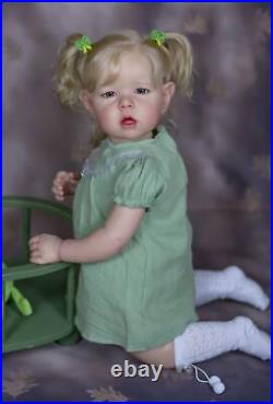 30in Huge Baby Reborn Doll Toddler Girl Soft Vinyl Body Realistic Handmade Toys