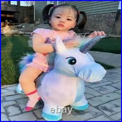 30inch Reborn Baby Doll Already Finished With Hand-Rooted Hair Huge Toddler Girl