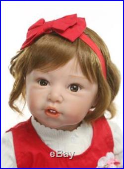 31in Reborn Toddler Dolls Girl Big Baby Doll Realistic Kids Partner