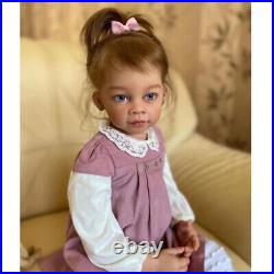 32 Reborn Baby with Hand-Rooted Hair Yellow Already Finished Doll Cloth Body