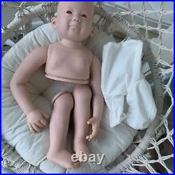 32inch Huge Reborn Baby Doll Kit Toddler Leonie Princess Restic Doll Unfinished