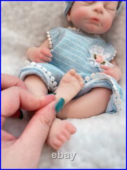 33cm Timothy Baby Full Body Silicone Doll Girl Anatomically Correct Newborn Doll