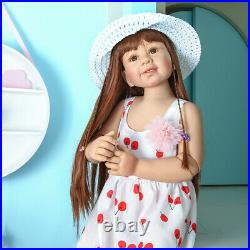 34'' Huge Standing Reborn Toddler Masterpiece Doll Full Body Vinyl Ball Jointed 34'' Huge Standing Reborn Toddler Masterpiece Doll Full Body Vinyl Ball Jointed