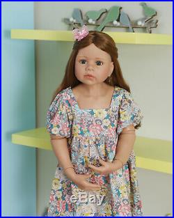 39 inch Reborn Toddler Girl Dolls Huge Big Size Reborn Baby Dolls Vinyl Full