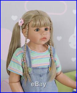 39inch Reborn Toddler Girl Dolls Full Vinyl Girl Child Mode Large Baby Dolls Toy