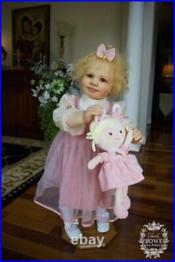 3 Years Old June Reborn Toddler with armature human hair German Glass Eyes OOAK 3 Years Old June Reborn Toddler with armature human hair German Glass Eyes OOAK