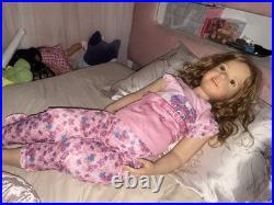 40 Assembled Reborn Toddler 4 year old Girl Nicole by Natali Blick wbox opening