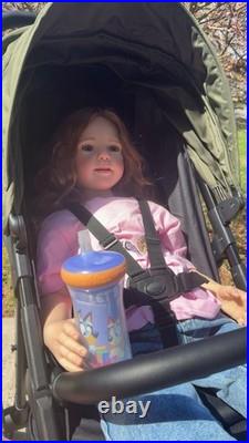 40 Assembled Reborn Toddler 4 year old Girl Nicole by Natali Blick wbox opening